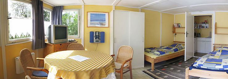 Panorama-Ansicht Wohnzimmer (Panorama, wirkt vergössert)